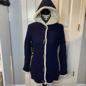 L.L.Bean lined honeycomb hoodie